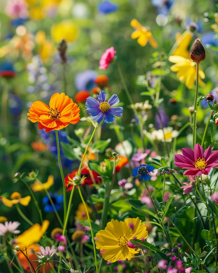 Ladybug Flower Mix Seeds 20 Flower Types Attractive To Ladybugs