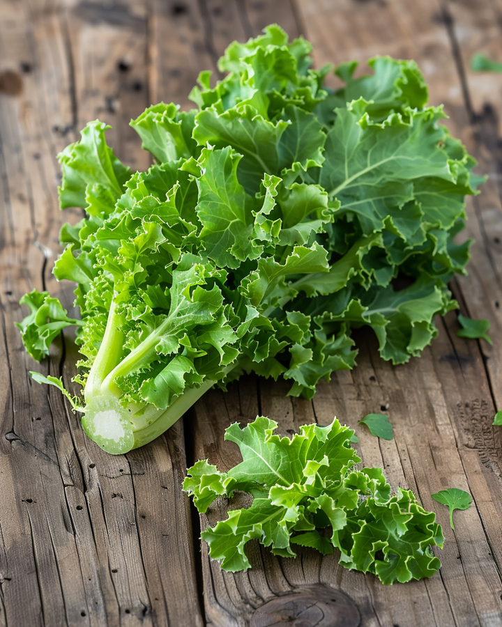 Organic Curly Endive Seeds Cichorium Endivia Grosse Pancalière