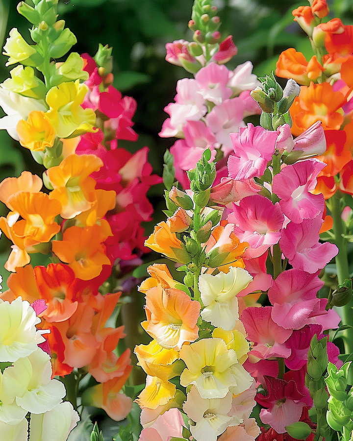 Snapdragon Seeds Antirrhinum Majus Nanum Half-High Mixed Colors
