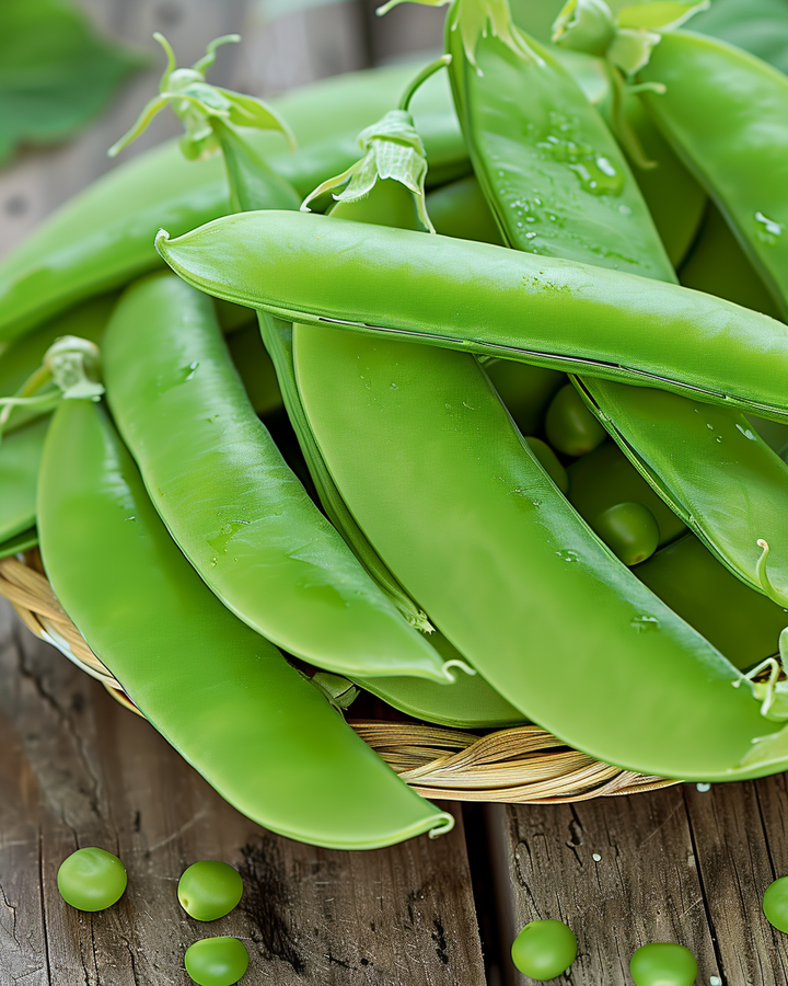Oregon Sugar Pod Snap Peas Seeds Pisum Sativum Large Tender Pods