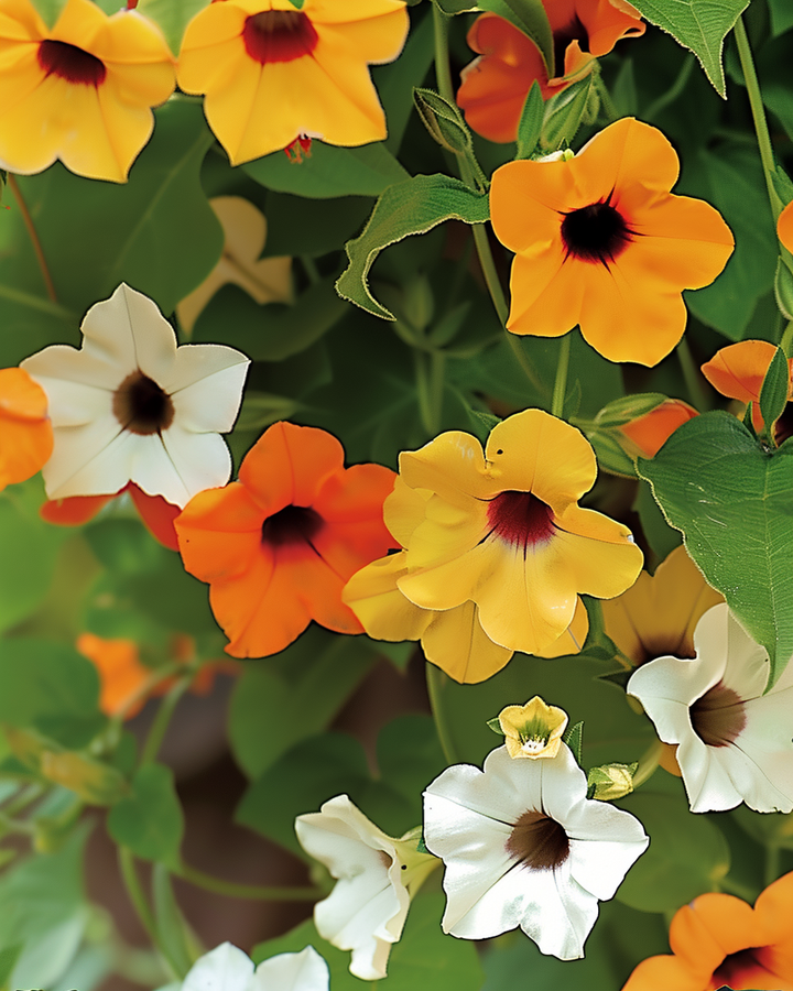 Thunbergia Alata Climbing Flowers Seeds Color Mix