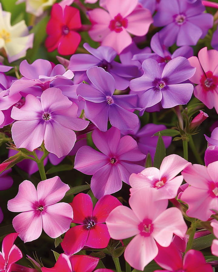 Phlox Beauty Mixed Seeds Phlox Drummondii Vibrant Flowering Annual