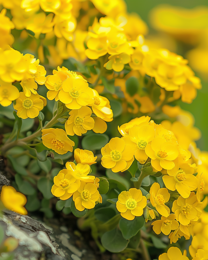 Alyssum Seeds Aurinia Saxatilis Rothschild Golden Yellow Flowers