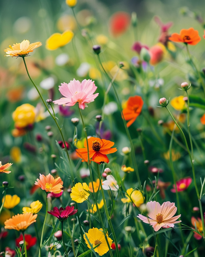 Wildflower Seed Mix Native Meadow Flowers Long Blooming Seeds