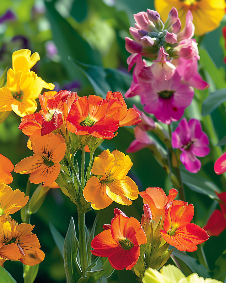 Wallflower Seeds Cheiranthus Cheirii Fair Lady Mix Fragrant Flowers