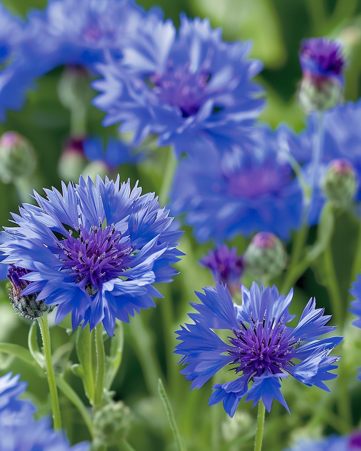 Cornflower Seeds Centaurea Cyanus Blue Ball Variety