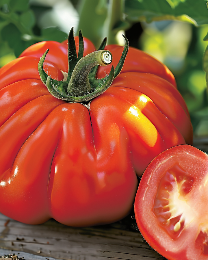 Beefsteak Tomato Seeds Solanum Lycopersicum Large Ribbed Fruits