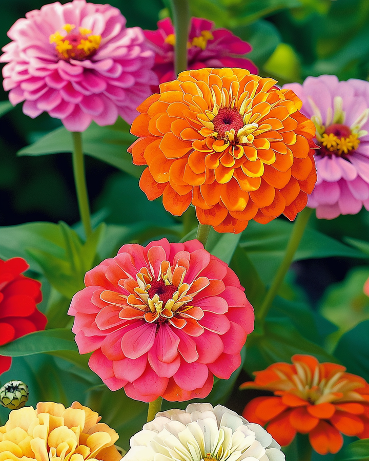 Zinnia Dahlia-flowered Seeds Zinnia Elegans Large Flowers