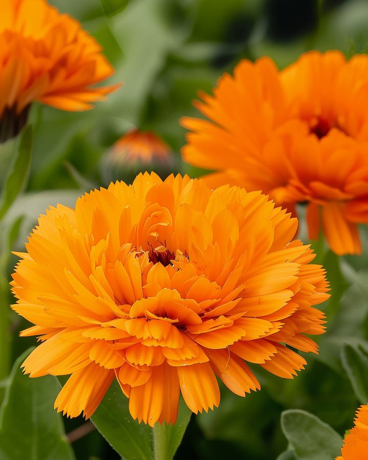 Calendula Seeds Orange King Calendula Officinalis Bright Orange Flowers