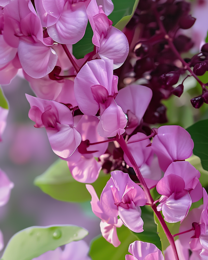 Hyacinth Bean Seeds Dolichos Lablab Violet Flowering Climber