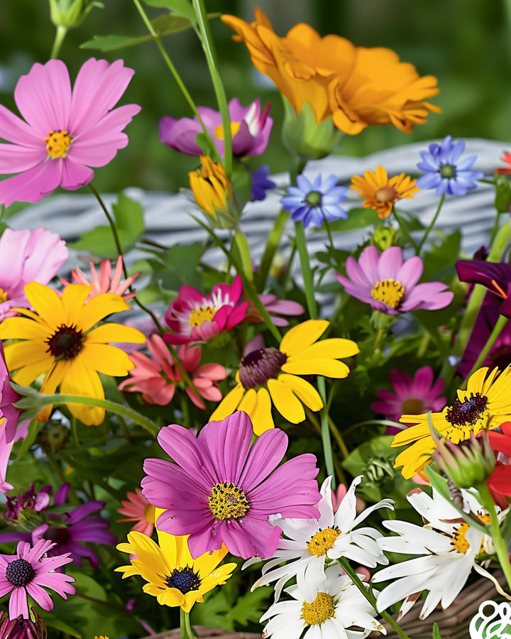 Mixed Cut Flowers Seeds Colorful Annuals For Stunning Bouquets
