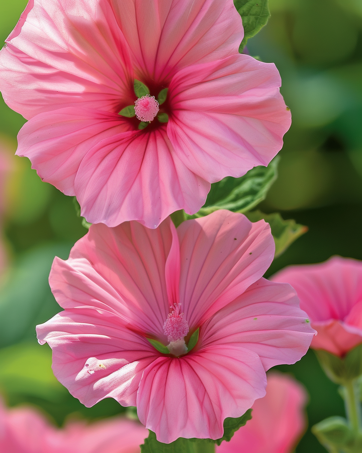 Lavatera Trimestris Lavatera Seeds Pink Red Checker Mallow