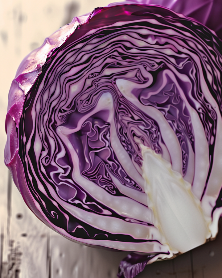 Organic Red Cabbage Seeds Brassica Oleracea Klimaro F1 Storage