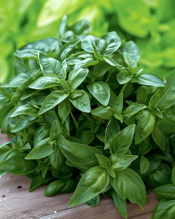 Basil Seeds Ocimum Basilicum Compact Bush Ball Variety
