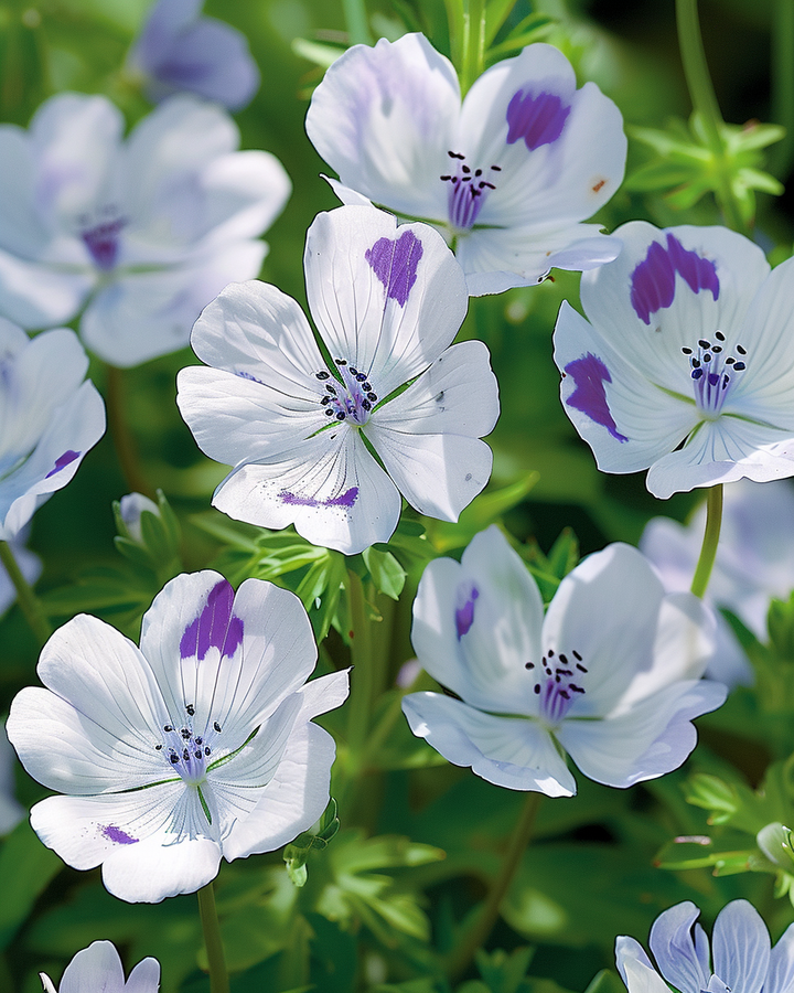 Nemophila Maculata Five Spot Nemophila Seeds Annual Flowers