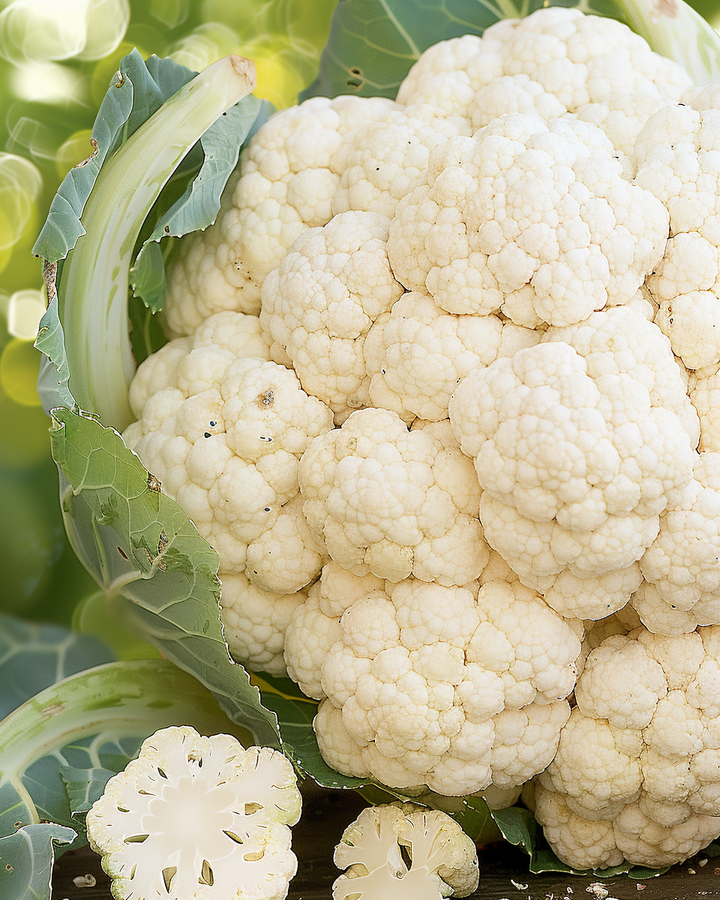 Cauliflower Seeds Autumn Giants Brassica Oleracea Large Yields