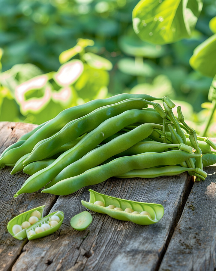 Organic String Beans Neckarkönigin Seeds Phaseolus Vulgaris