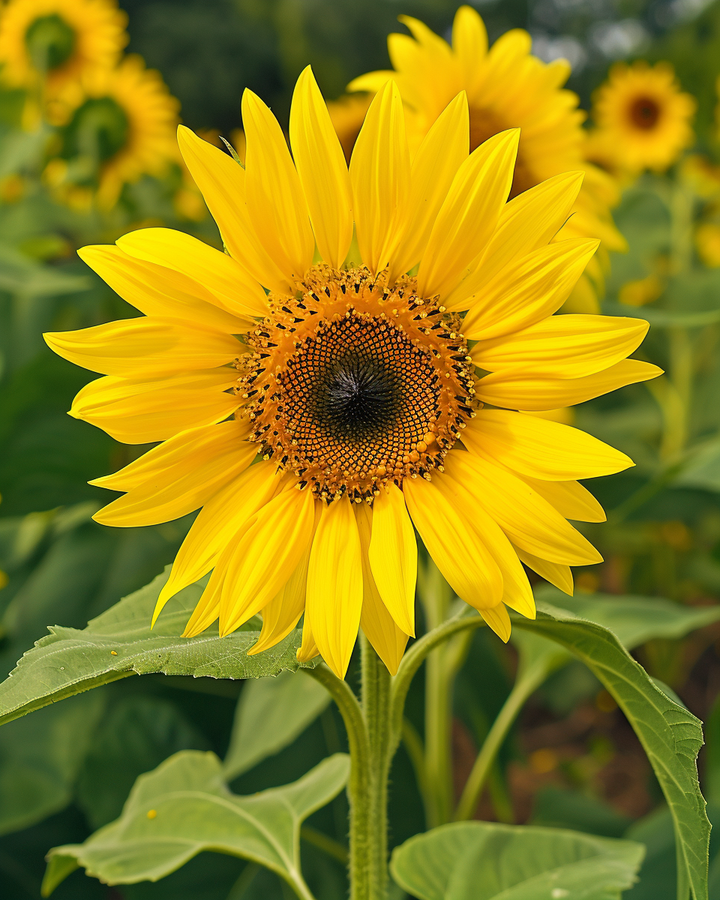 Dwarf Sunflower Seeds Helianthus Annuus Low Yellow Variety