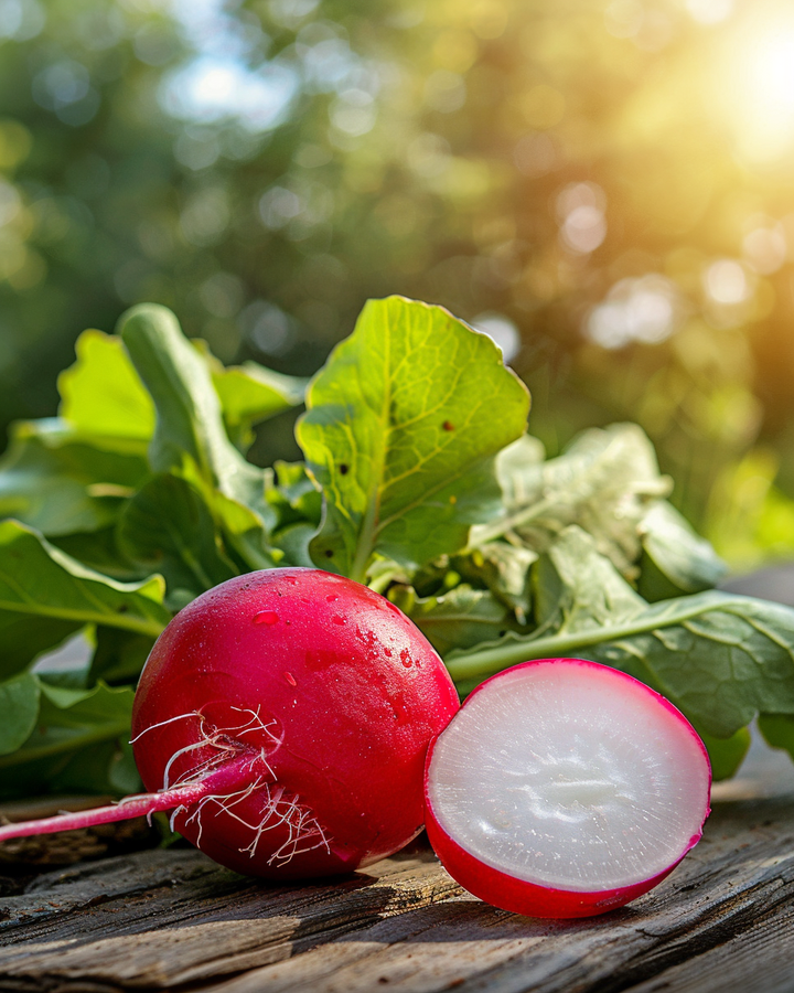 Organic Radish Sparkler 2 Seeds Raphanus Sativus