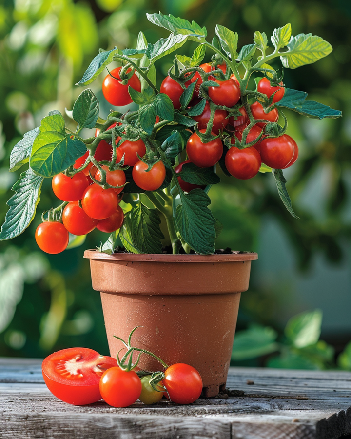 Organic Balcony Tomato Seeds Solanum Lycopersicum Koralik