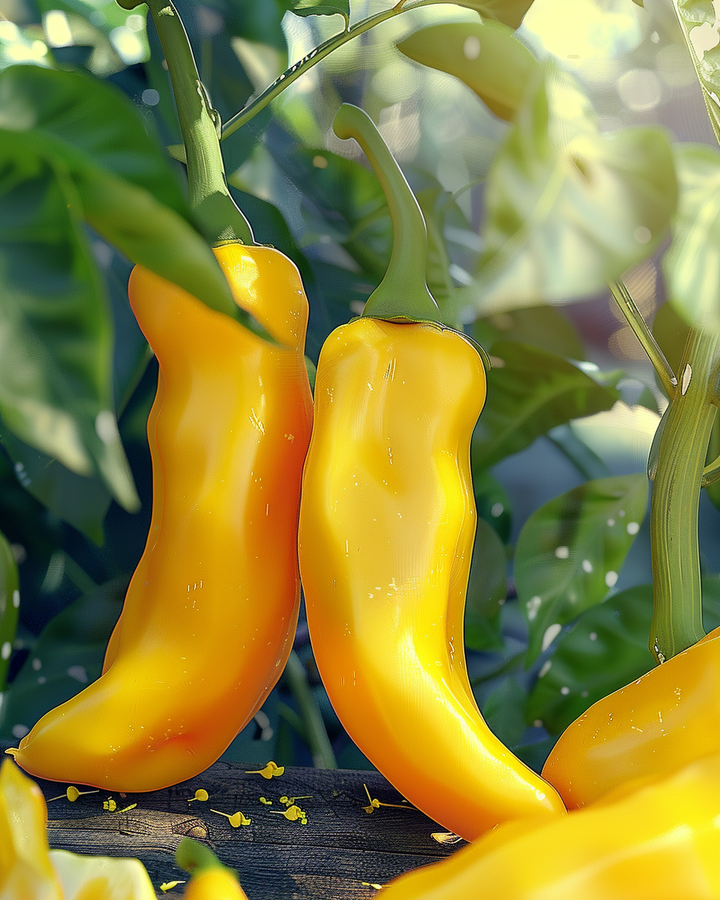 Paprika Palladio F1 Seeds Capsicum Annuum Yellow Horn Variety