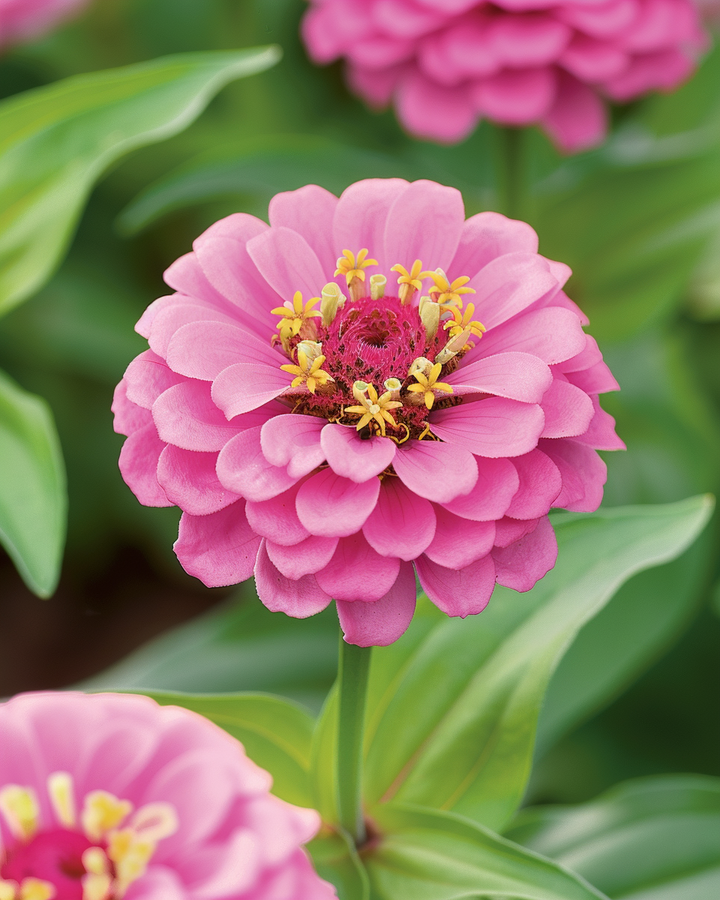 Zinnia Seeds Zinnia Elegans Lilliput Rose Gem Pink Flowers