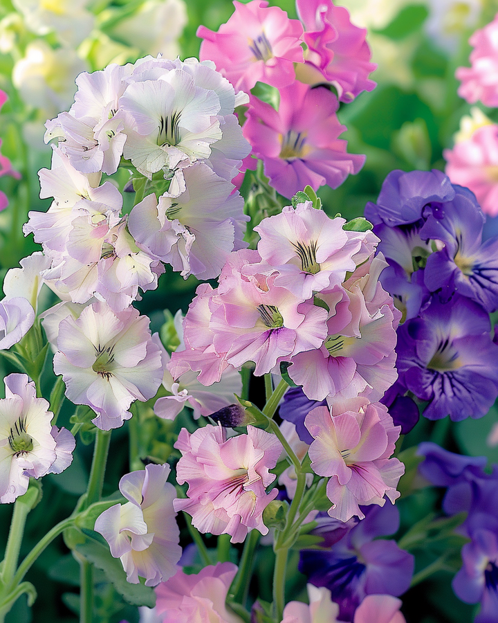 Summer Pansies Seeds Matthiola Incana Mixed Fragrant Flowers