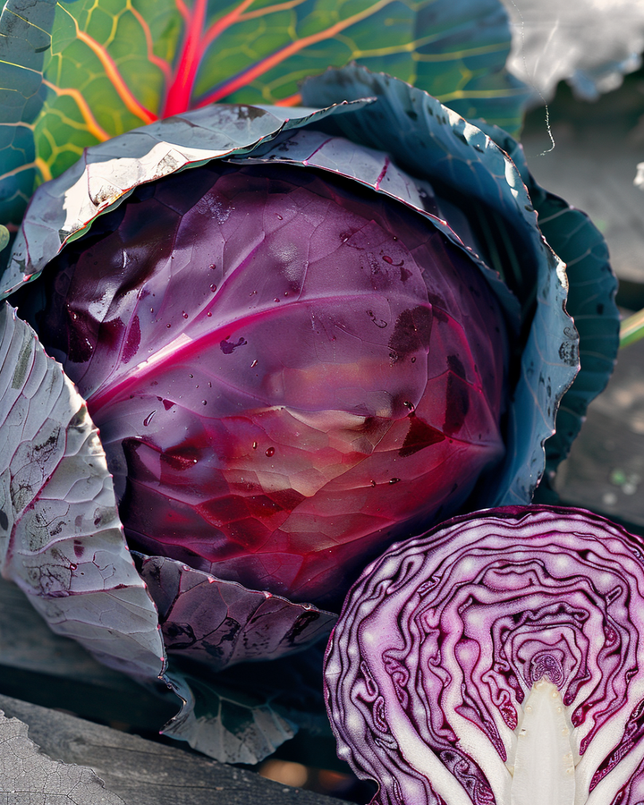 Red Cabbage Seeds Brassica Oleracea Early Redhead Variety