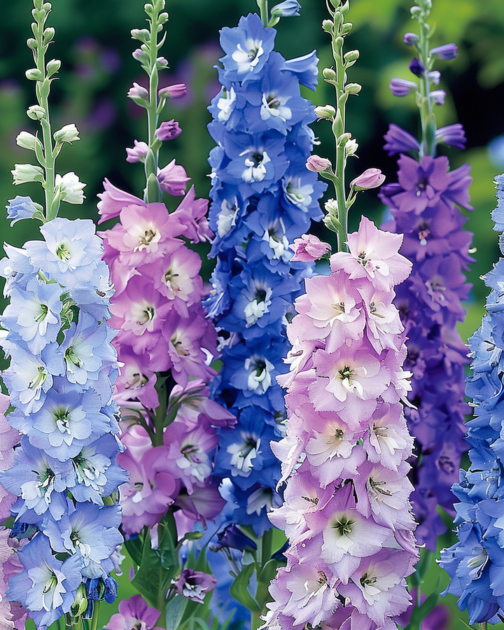 Delphinium Seeds Giant Pacific Delphinium Cultorum Flowers Mix