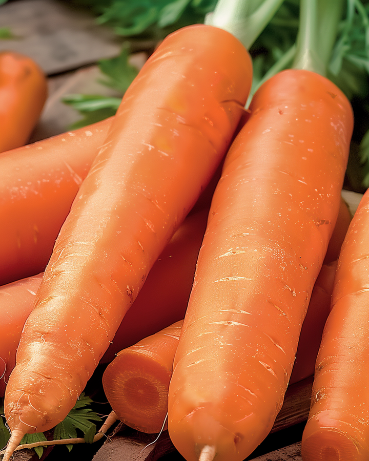 Carrot Nantes Seeds Daucus Carota Sweet High Yield Summer Variety