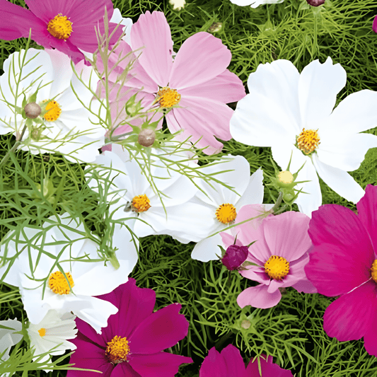Cosmos Sensation Mixed Seeds Cosmos Bipinnatus Annual Flowers