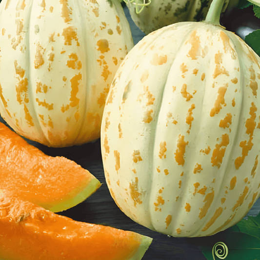 Melon Orange Pineapple Seeds Cucumis Melo Sweet Fruit Variety