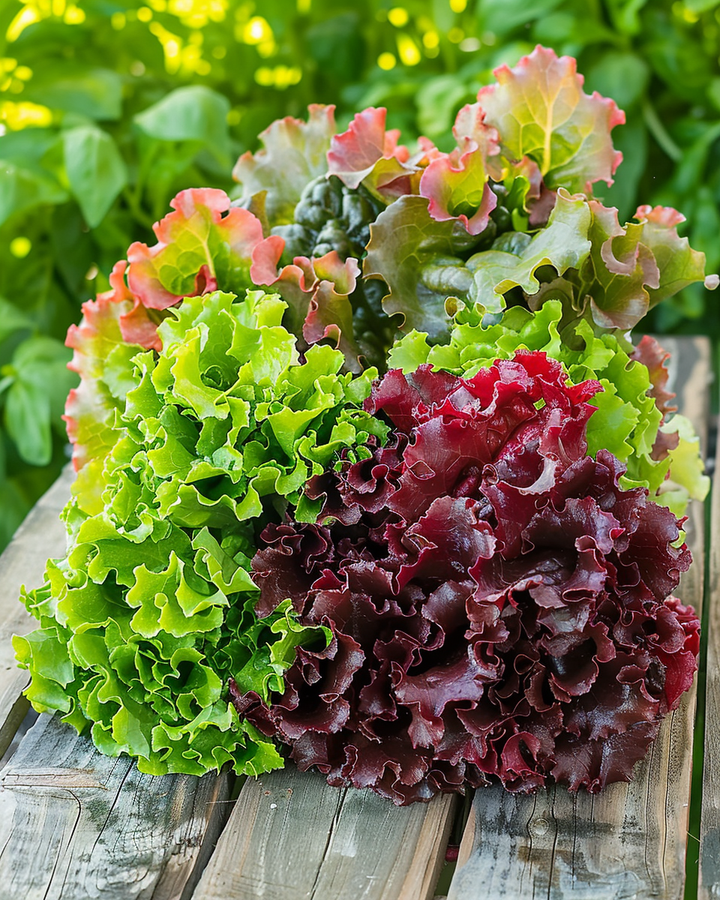 Mixed Salad Lettuce Seeds Lactuca Sativa L Colorful Lettuce Mix