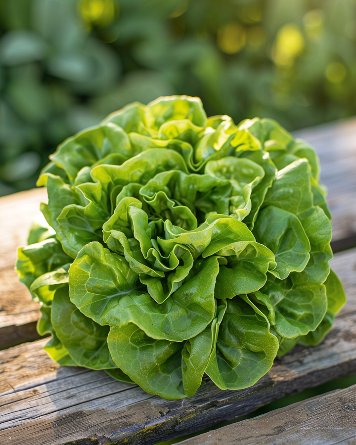 Organic Butterhead Lettuce Seeds Lactuca Sativa Hilde II
