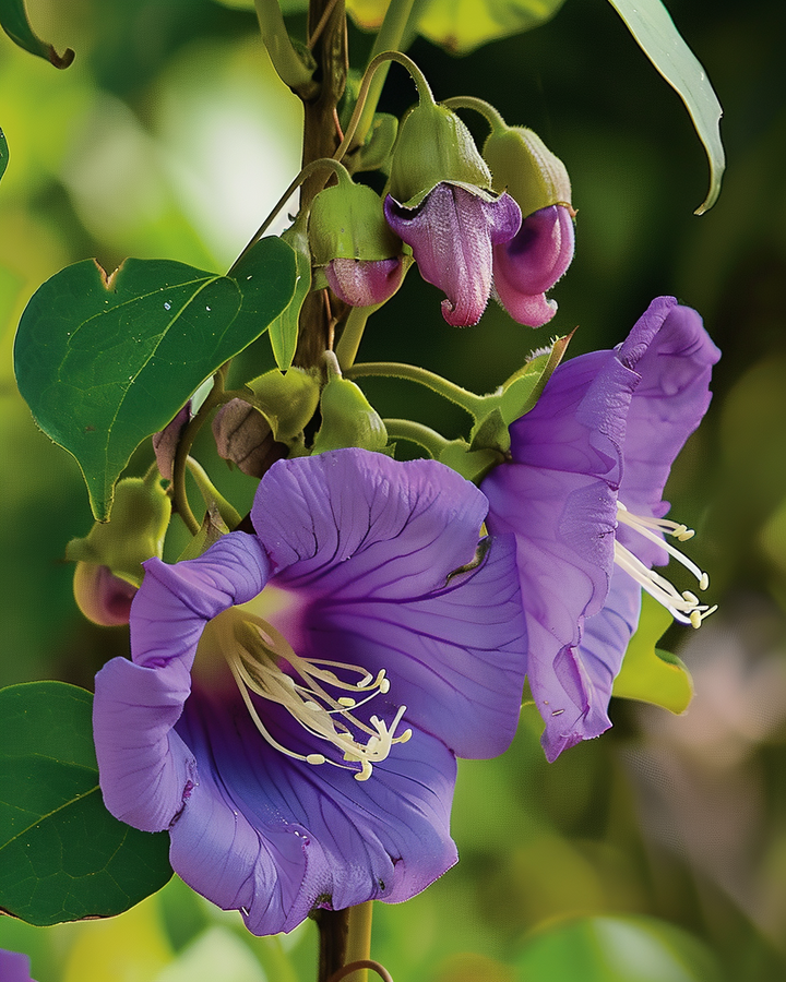 Cobaea Vine Seeds Cobaea Scandens Violet Blue Flowers