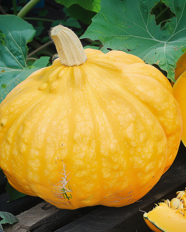 Yellow Giant Pumpkin Seeds Cucurbita Maxima Large Fruits