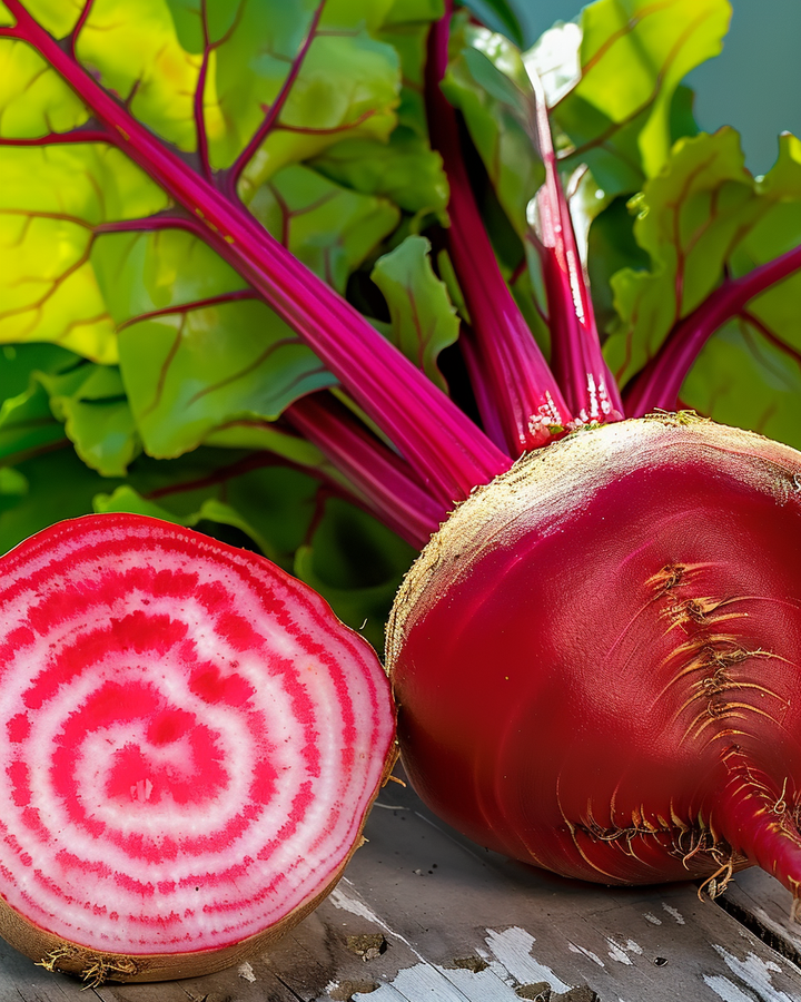 Chioggia Beetroot Beta Vulgaris L. Seeds Sweet Round Variety