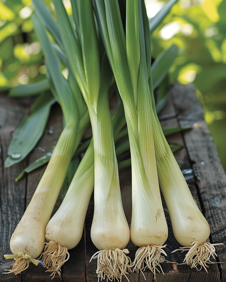Organic Leek Autumn Giants 2 Seeds Allium Porrum Vegetable
