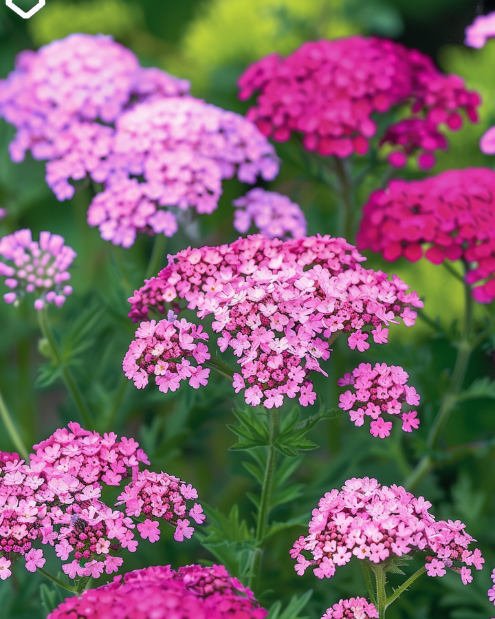 Yarrow Cerise Queen Seeds Achillea Millefolium Pink Flowers Perennial