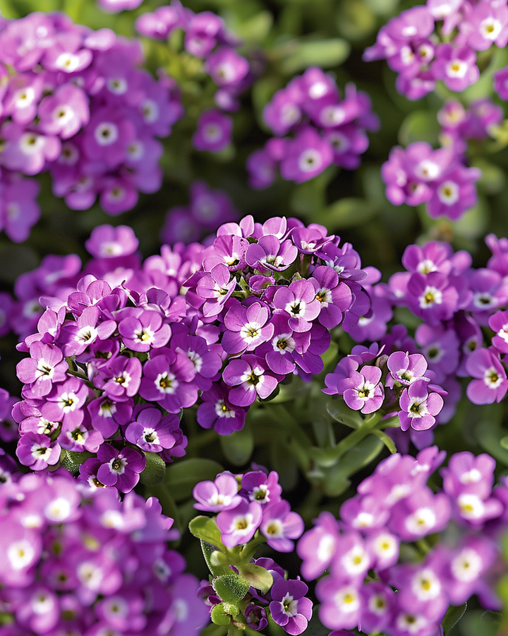 Alyssum Royal Carpet Seeds Lobularia Maritima Violet Flowers