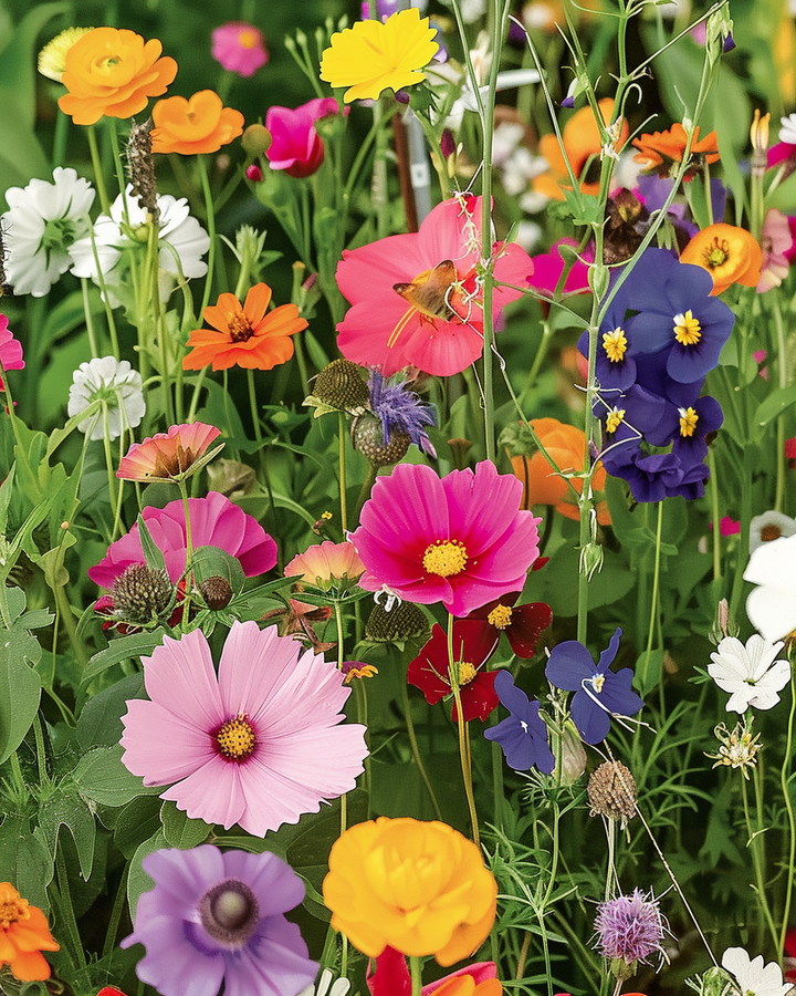 Butterfly Flower Seed Mix Butterfly Mixture Seeds Annual Flowers