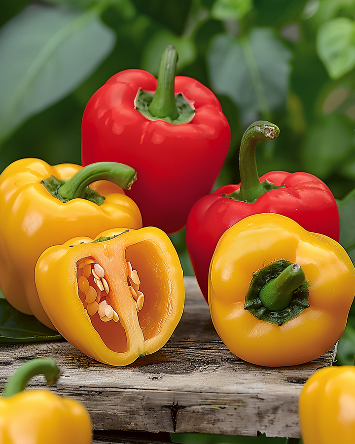 Baby Paprika Seeds Capsicum Annuum Red Tinkerbell F1 Yellow F1