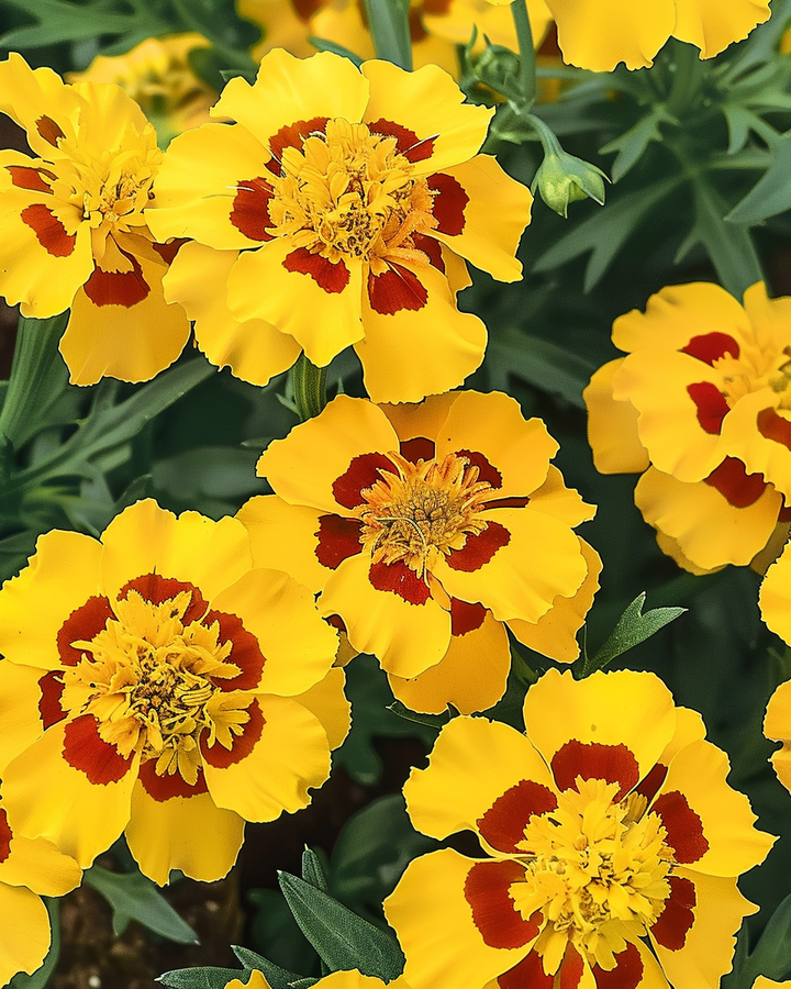Small Marigold Seeds Tagetes Patula Nana Compact Annual Flower Seeds