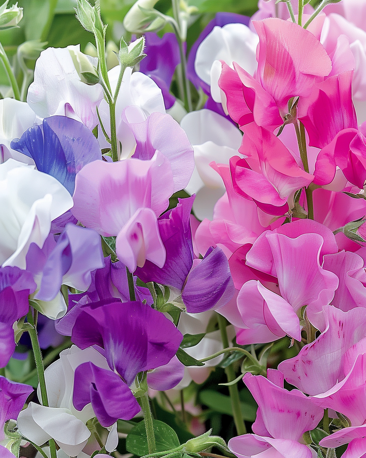 Sweet Pea Seeds Lathyrus Odoratus Bijou Mixed Fragrant Bloom