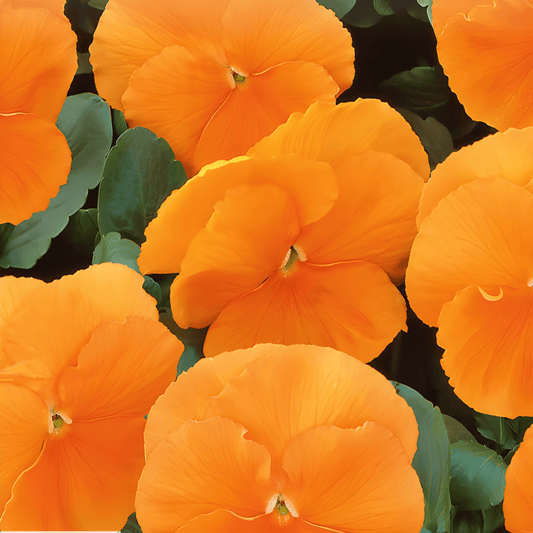 Giant Viola Seeds Viola Wittrockiana Swiss Giants Oranjezon Flowers