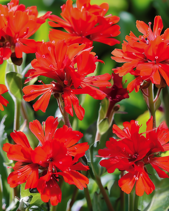 Burning Love Lychnis Seeds Lychnis Chalcedonica Intense Red Flowers