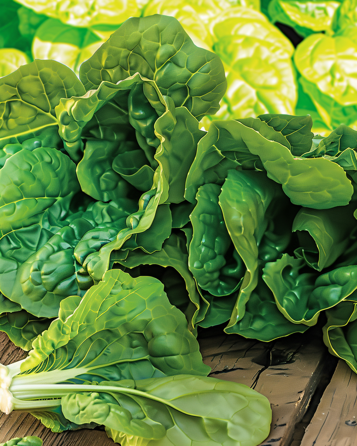 Turkish Spinach Seeds Spinacia Oleracea Dark Green Leaves