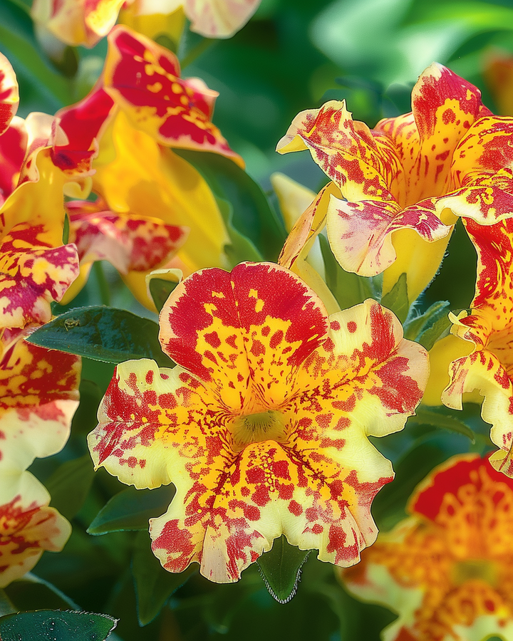 Monkeyflower Seeds Mimulus Hybrida Queen's Prize Annual Flowers