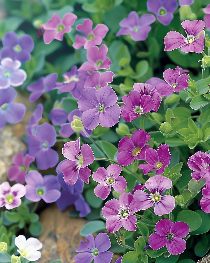 Aubrietia Seeds Aubrieta Hybrida Mixed Rock Cress Flowers