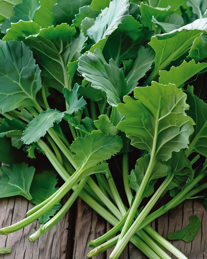 Rapeseed Stems Seeds Brassica Rapa Early Spring Vegetable